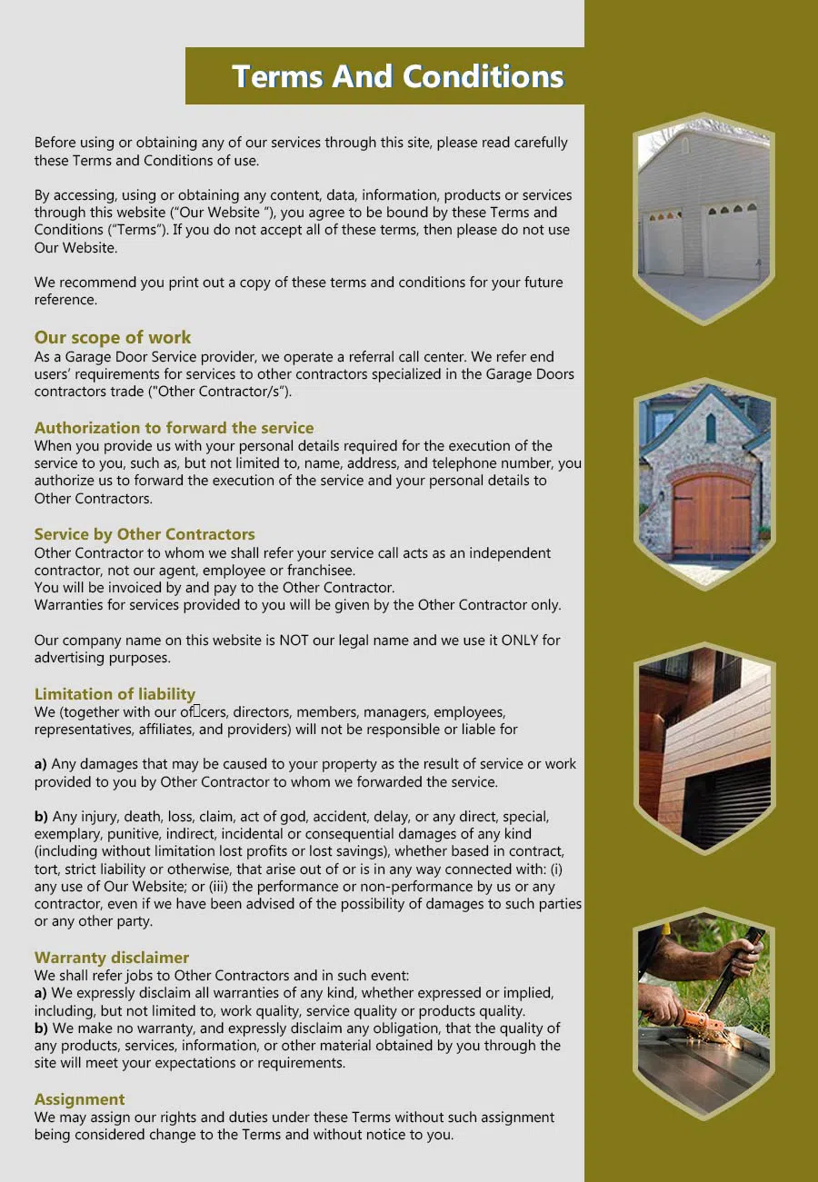 HighTech Garage Doors Mt Dora, FL 352-541-5030